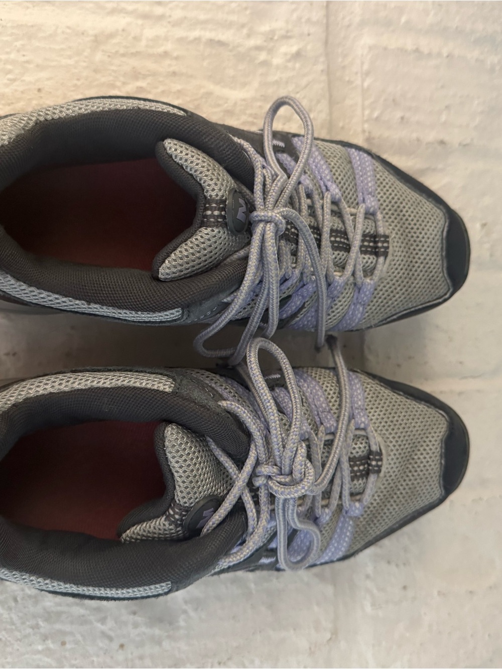 Merrell Women's Gray and Light Purple Sneakers